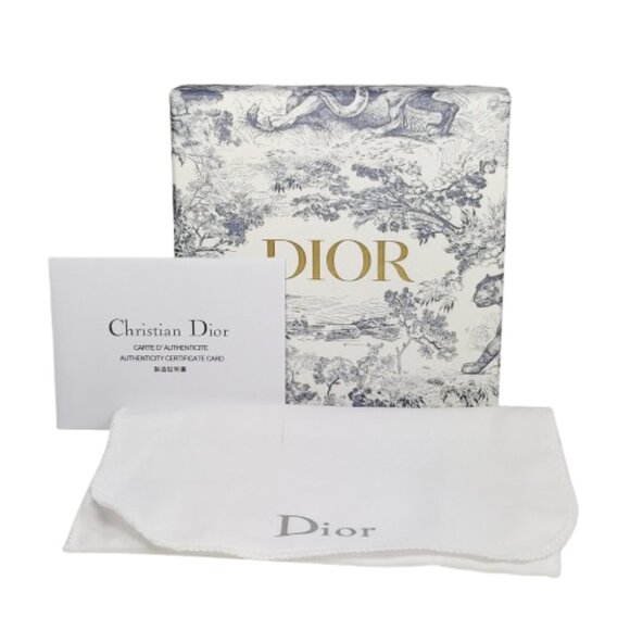 Dior Caro Dahlia Black Supple Cannage Calfskin Wallet - Picture 7 of 7